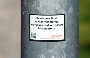 sticker against racism