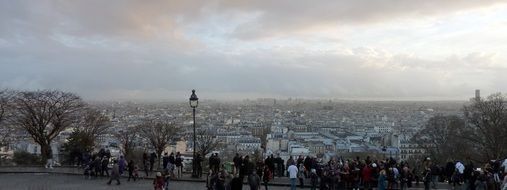 clouds over Paris