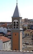 panoramic view of the bell tower at Ascoli Satriano