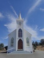 old white catholic church