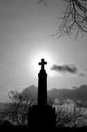 stone cross monument