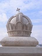 decoration on a bridge in Budapest