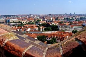 Landscape of Prague in Czech Republic