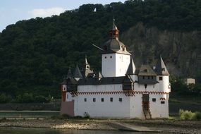 castle pfalzgrafenstein on the rhine