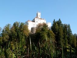 castle on the top of the hill