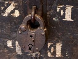 Big metal Padlock