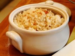 rice with garlic