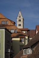 roofs of old houses in Meersburg