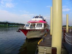 ferry dock in taipei city