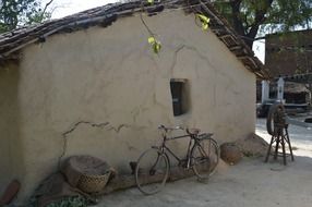 indian village hut