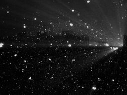 night snowfall
