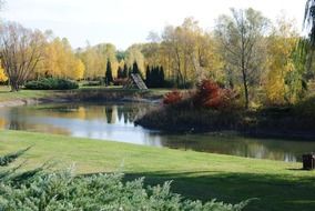 country house by the lake