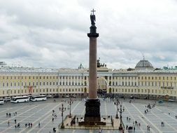 Landscape of erimitage in st petersburg