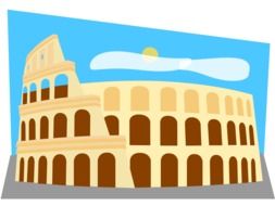 Clipart of ancient colosseum