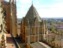 View from the church of the city of Salamanca