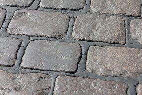 cobblestones in the city