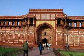 agra fort unesco heritage india