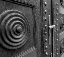 old door of church