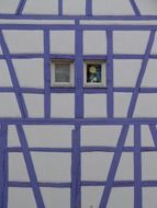 purple home Fachwerkhaus