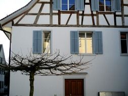 truss house in Uttwil, Switzerland