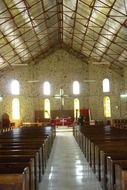 Inside of the church in Manyoni