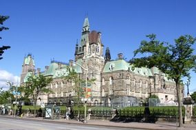 Parliament buildings in Canada