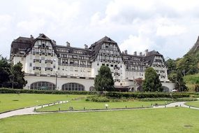 Photo of quitandinha palace in Brazil