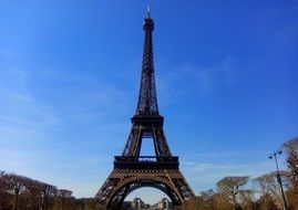 Eiffel tower in Paris, France