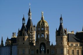 castle with domes in germany