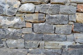 Closeup photo of masonry construction