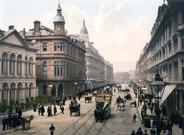 Drawing of royal avenue in Belfast