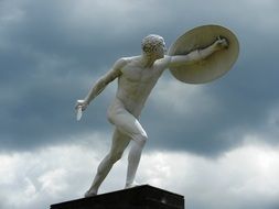 sculpture of a man with a shield in Berlin