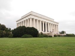 Lincoln Memorial was erected in downtown Washington