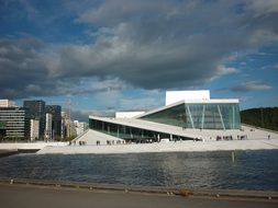 famous opera house in Oslo