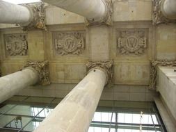 ceiling construction in Bundestag