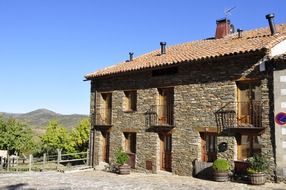 stone country house