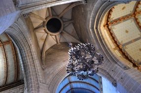 shaped ceiling in the Church