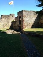 ruines of middle ages