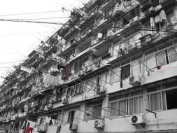 street house with a lot of windows in china