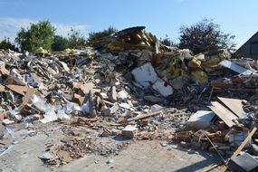 house explosion ruin