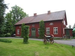 Photo of house in countryside in Sweden