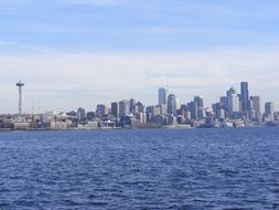 view of downtown Seattle on the Bay