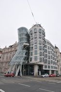 dancing house in Prague, Czech Republic