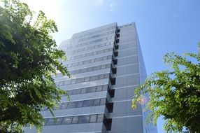 Japanese television building in Tokyo