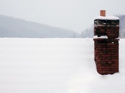 chimney snow