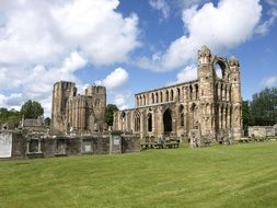 ruins of a building in Elgin, Scotland