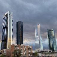 tower skyscraper, madrid