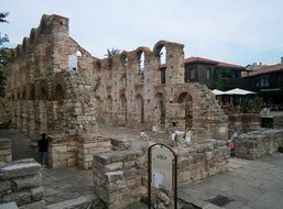 nessebar monument, bulgaria