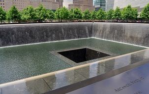 memorial near the world trade center in brooklyn
