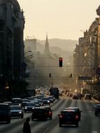 budapest street evening